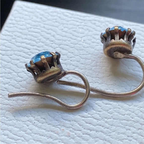 Vintage Estate Floral Brooch & Earring Set - Picture 5 of 6